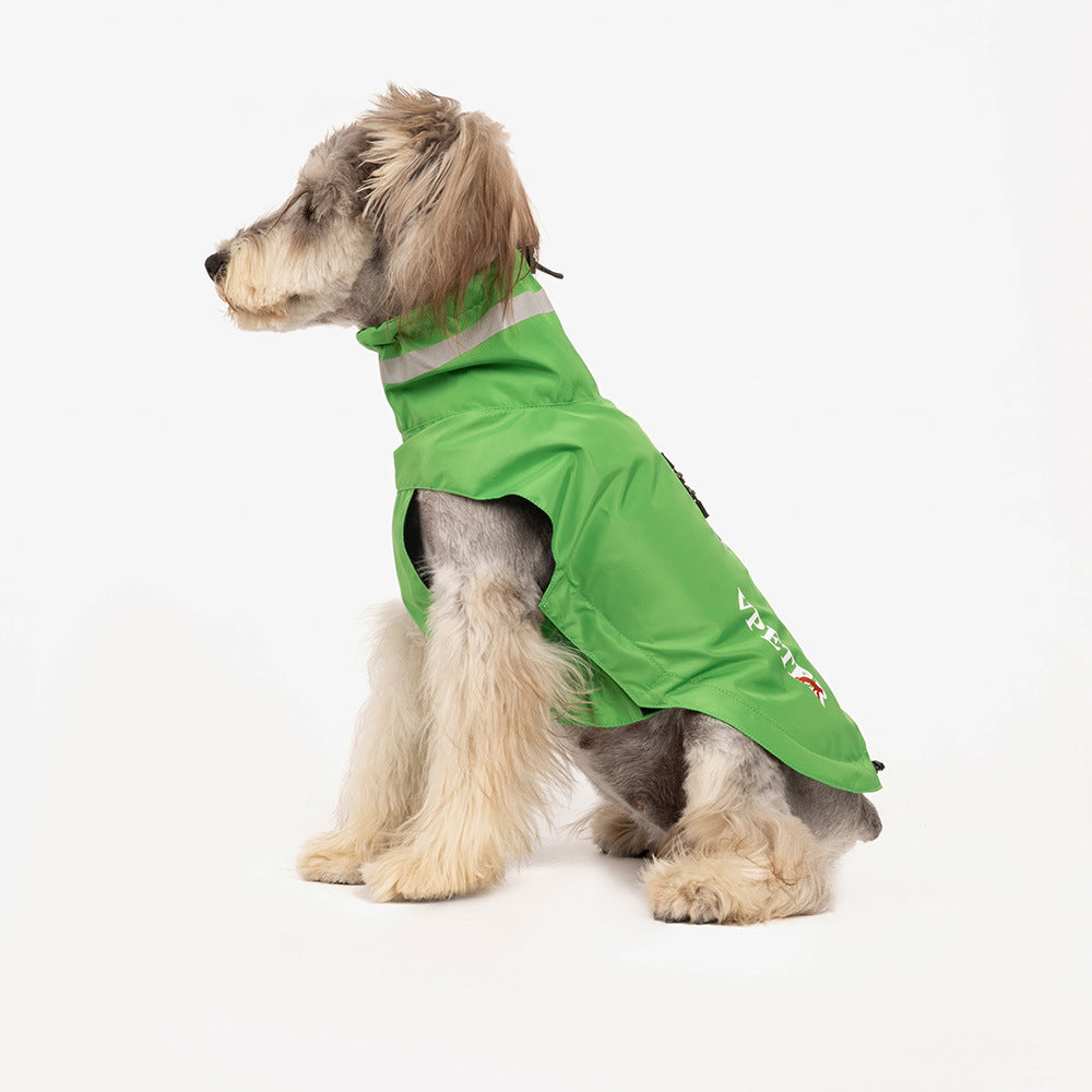 跨境狗狗衣服防水魔术贴雨衣中小型犬宠物衣服宠物雨衣狗狗雨衣狗