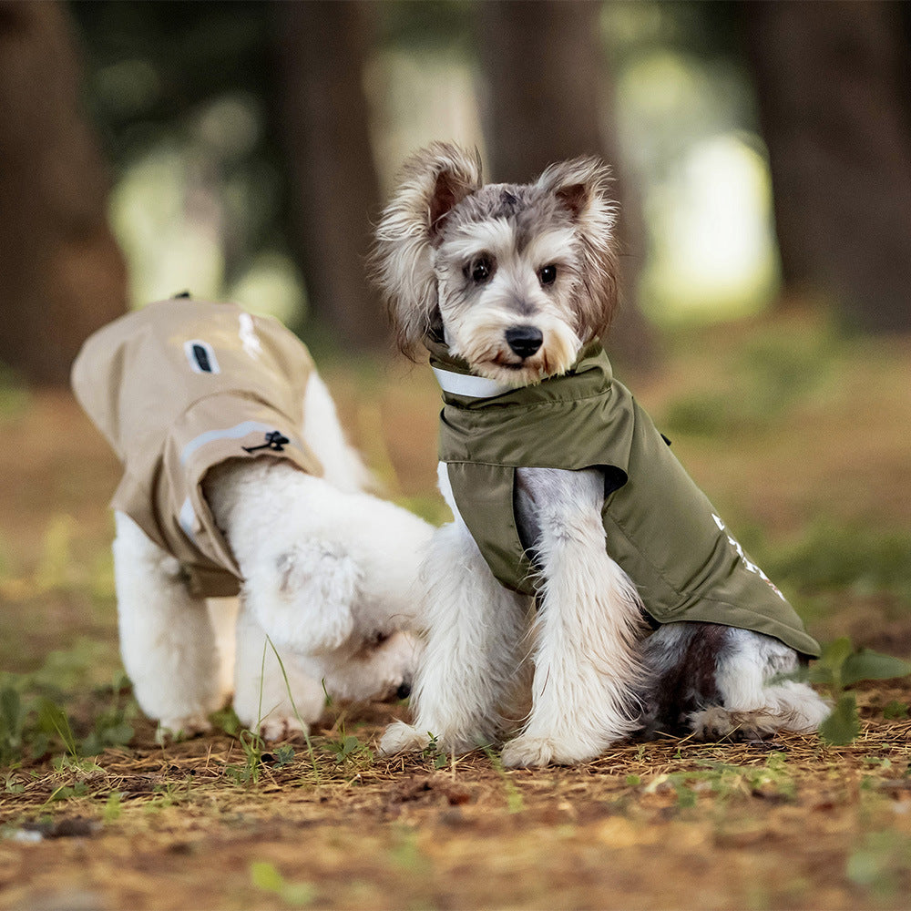 跨境狗狗衣服防水魔术贴雨衣中小型犬宠物衣服宠物雨衣狗狗雨衣狗