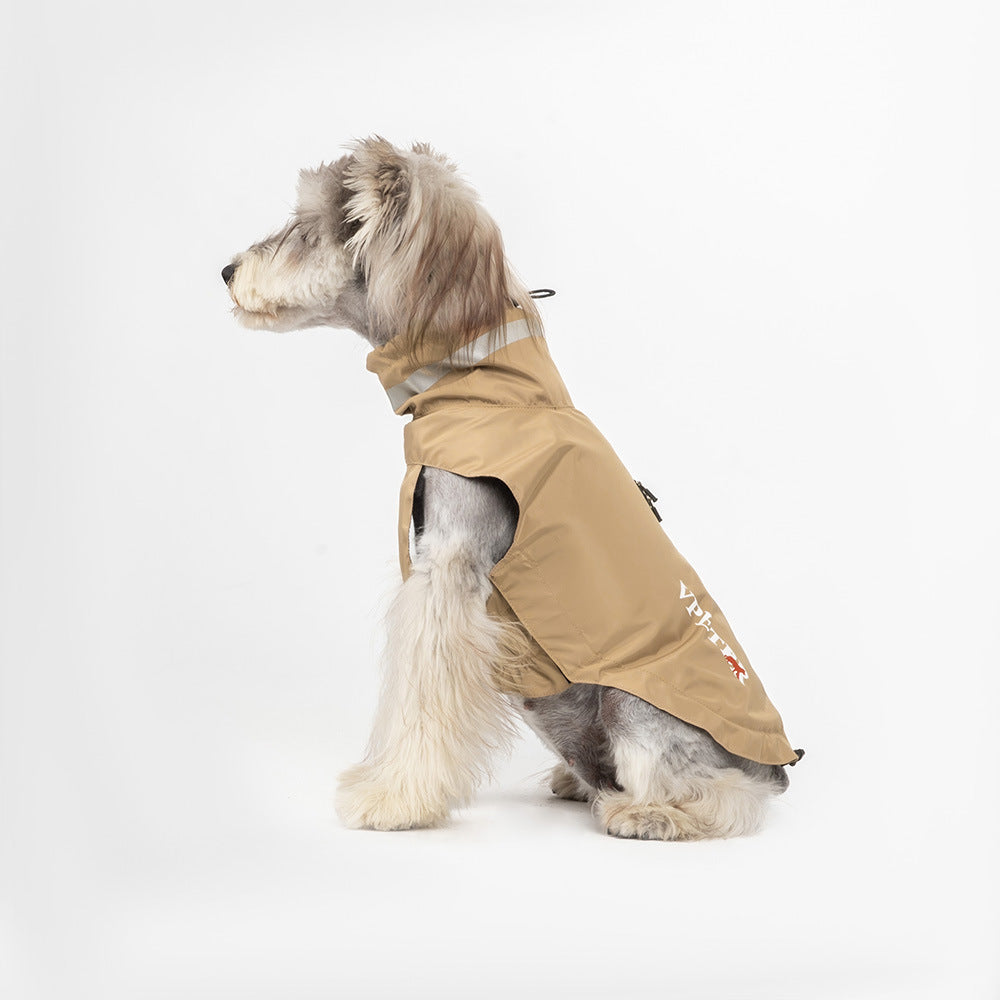 跨境狗狗衣服防水魔术贴雨衣中小型犬宠物衣服宠物雨衣狗狗雨衣狗