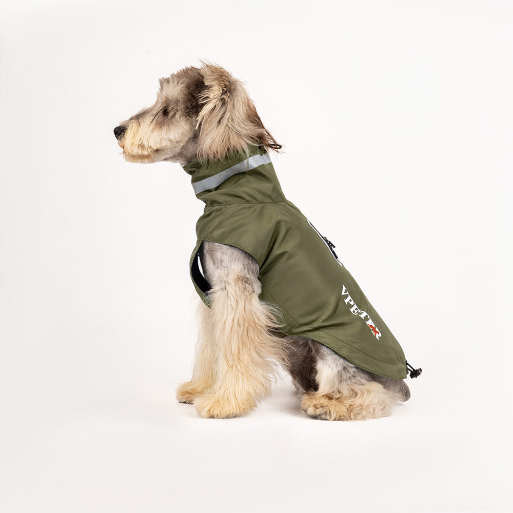 跨境狗狗衣服防水魔术贴雨衣中小型犬宠物衣服宠物雨衣狗狗雨衣狗