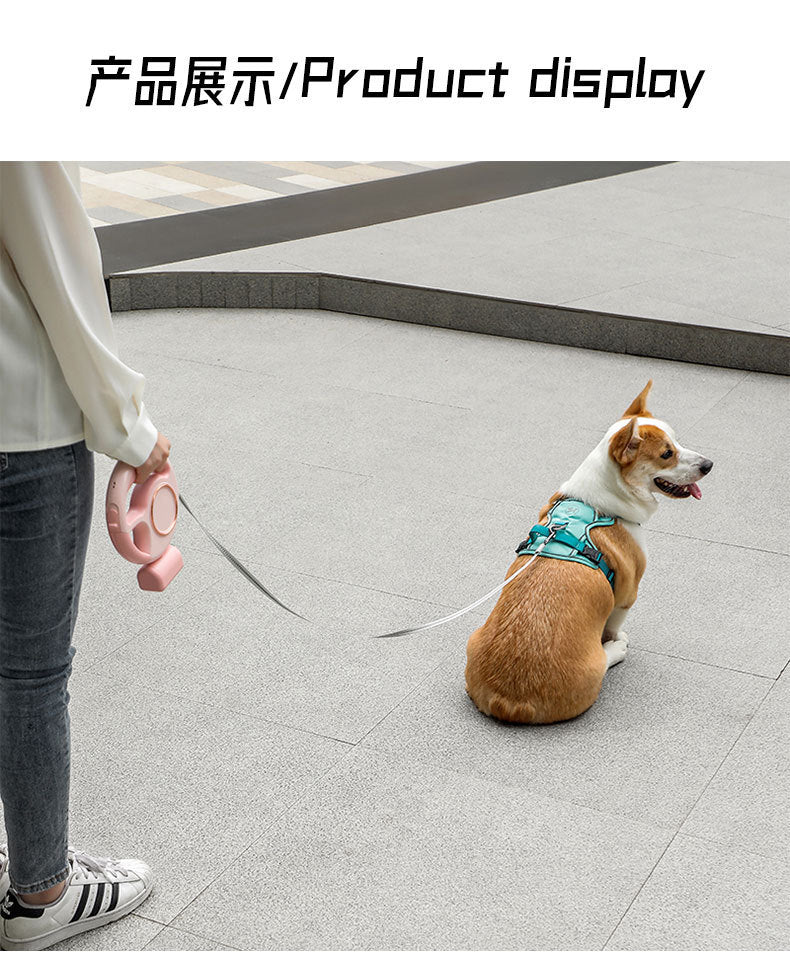 Pet Leash Retractable Adjustable Safety Dog Walking Leash Cross-border Wholesale Reflective Leash for Dogs3m Tractor