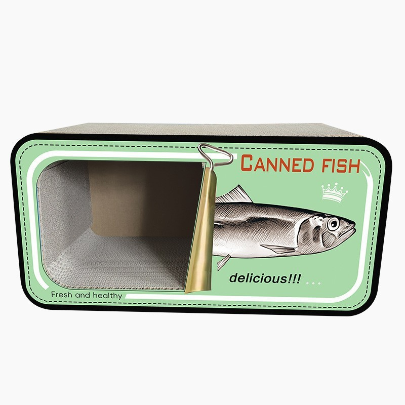 Canned Fish Cat Scracher