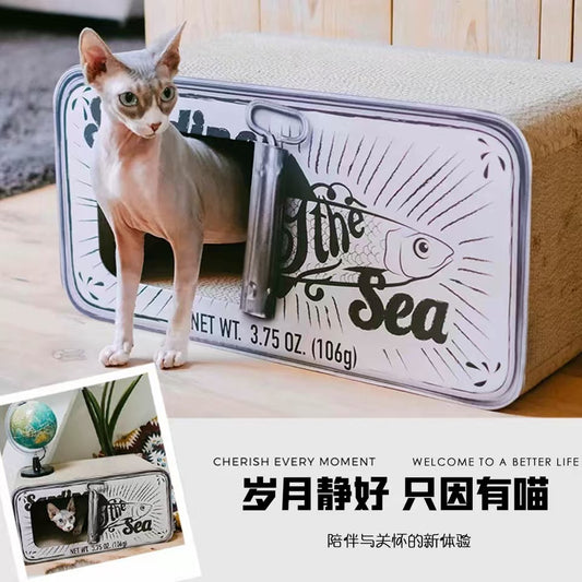 Canned Fish Cat Scracher