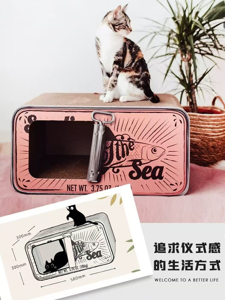 Canned Fish Cat Scracher