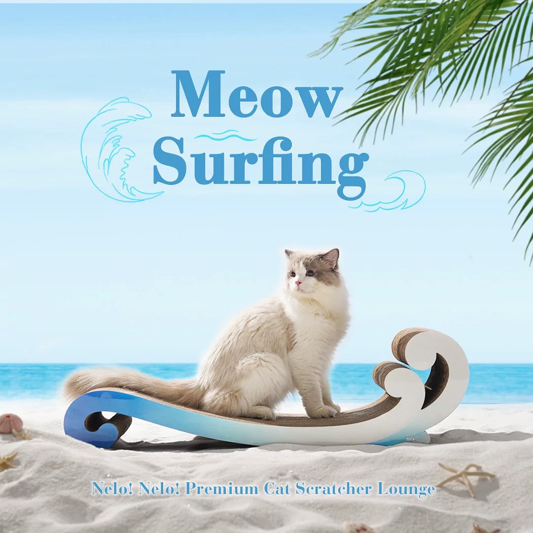 Wave-Shape Concubine Cat Chair