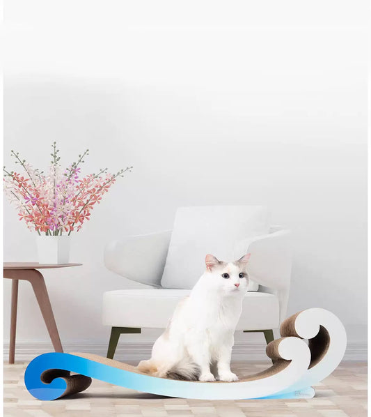 Wave-Shape Concubine Cat Chair