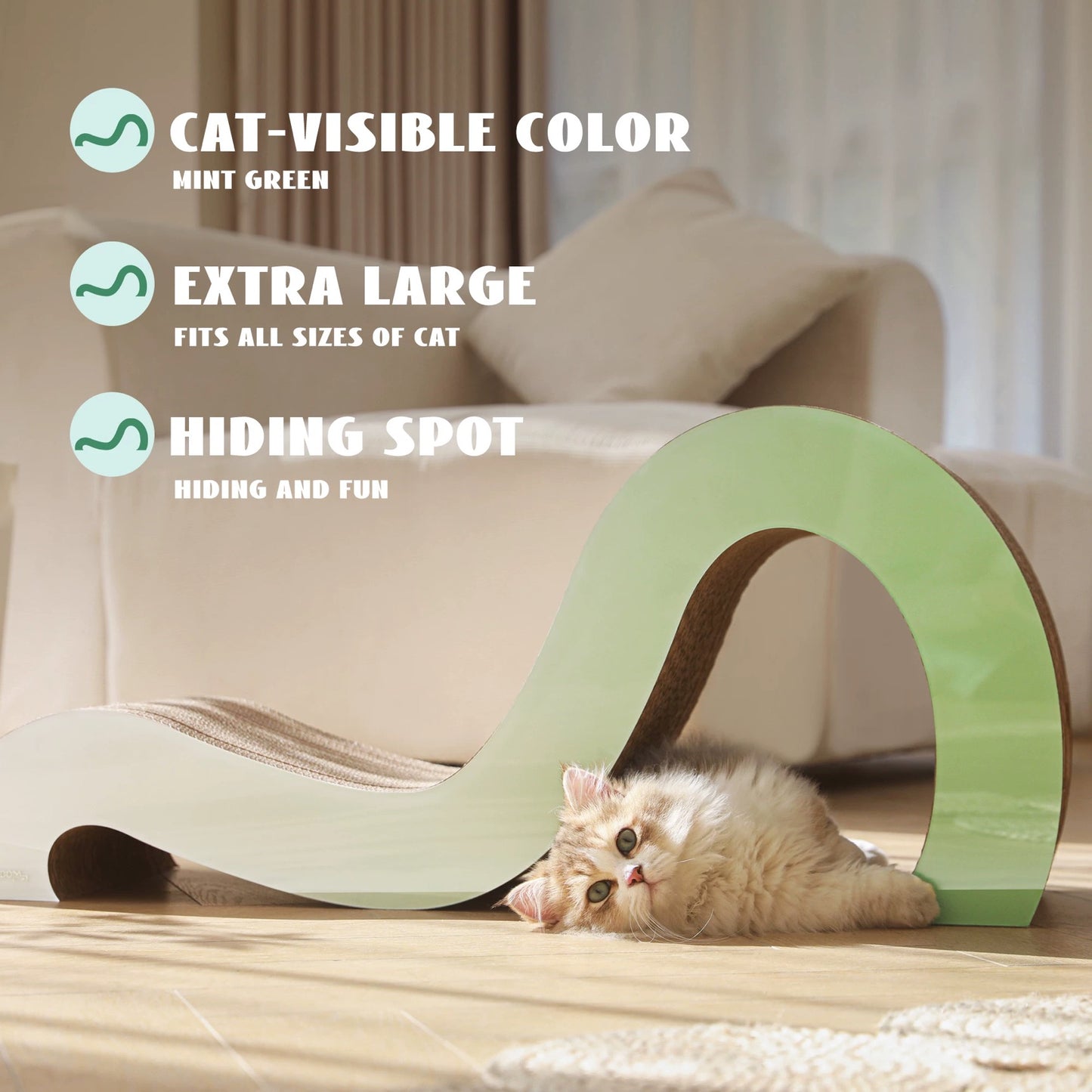 Big M Shape Cat Scracher