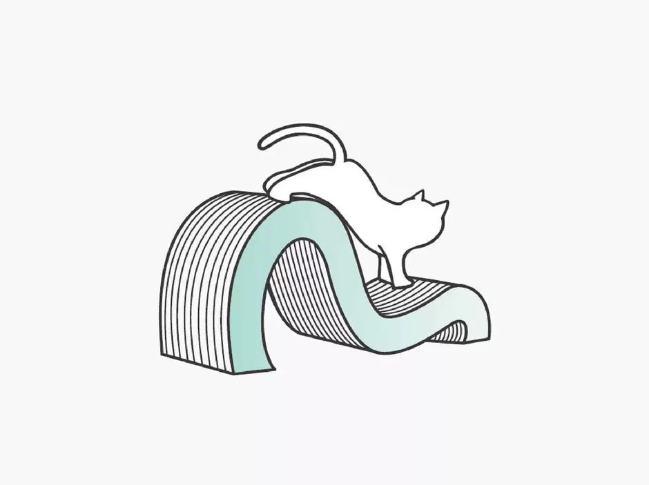 Big M Shape Cat Scracher