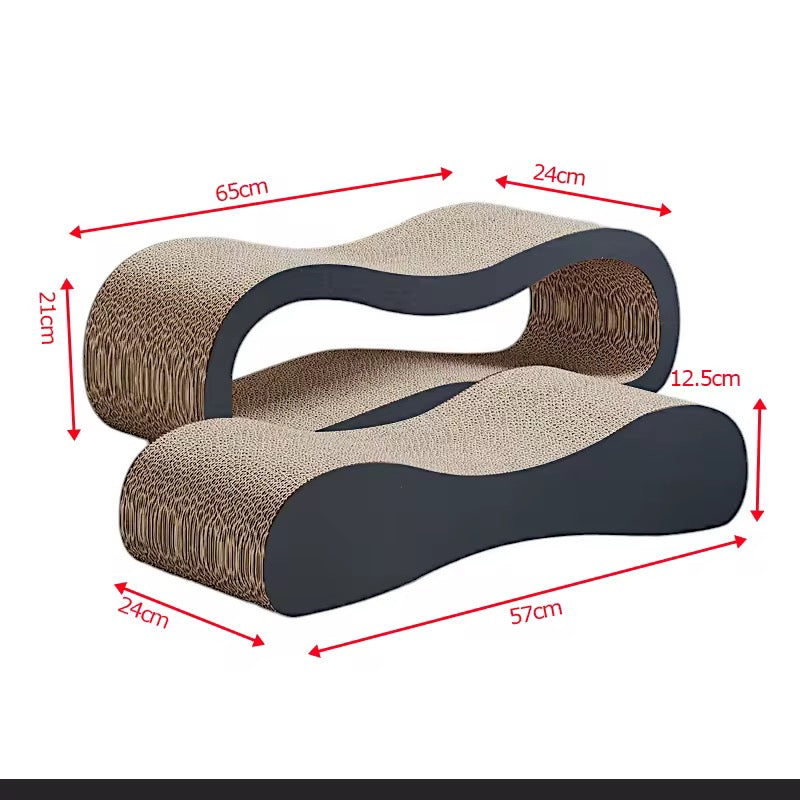 2 in 1 Big 8 Shape Cat Scracher