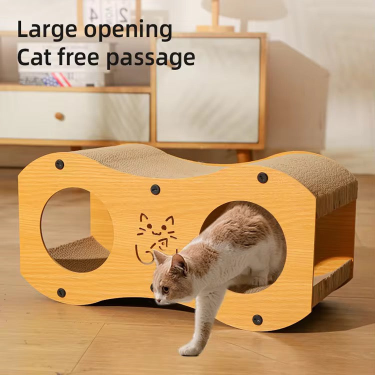 Double-Hole Cat House
