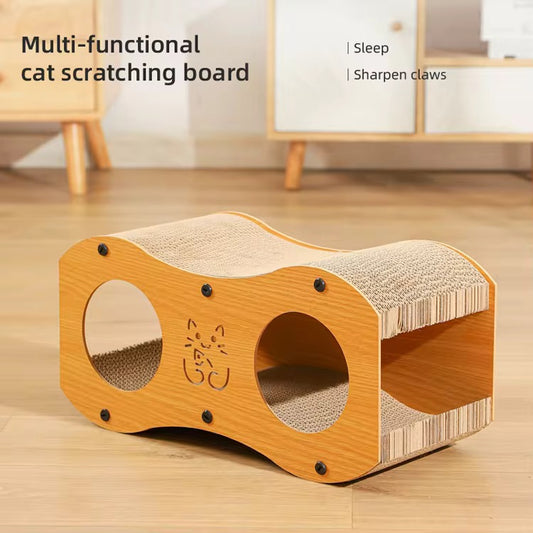 Double-Hole Cat House