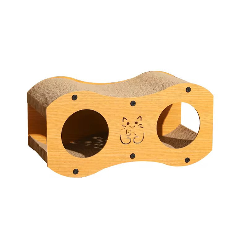 Double-Hole Cat House