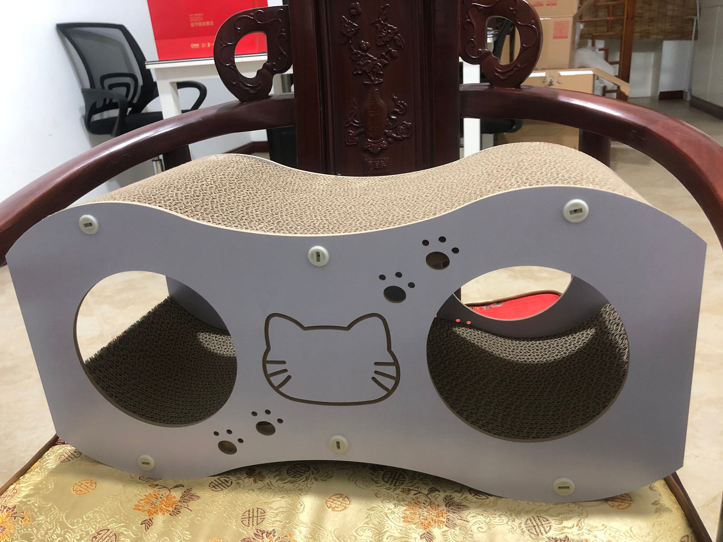 Double-Hole Cat House