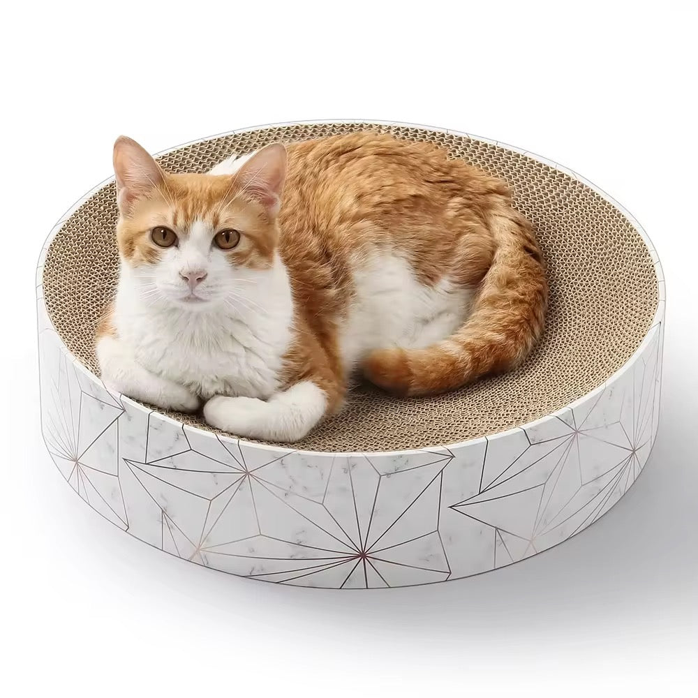 Round Bowl-Shaped Cat Scratcher