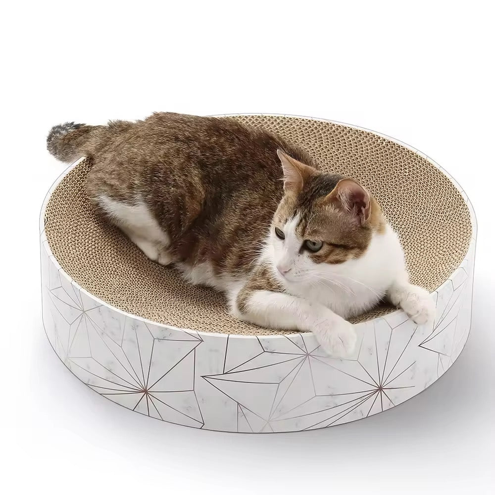 Round Bowl-Shaped Cat Scratcher