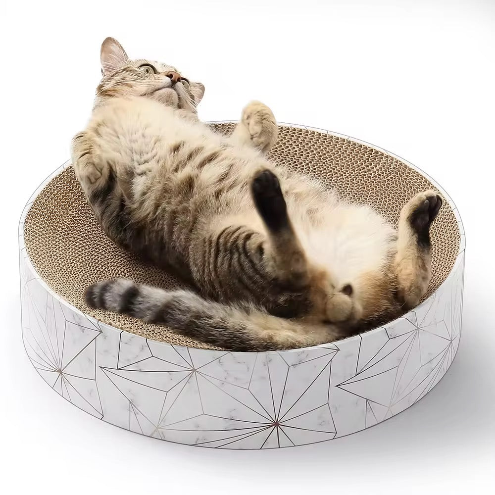 Round Bowl-Shaped Cat Scratcher