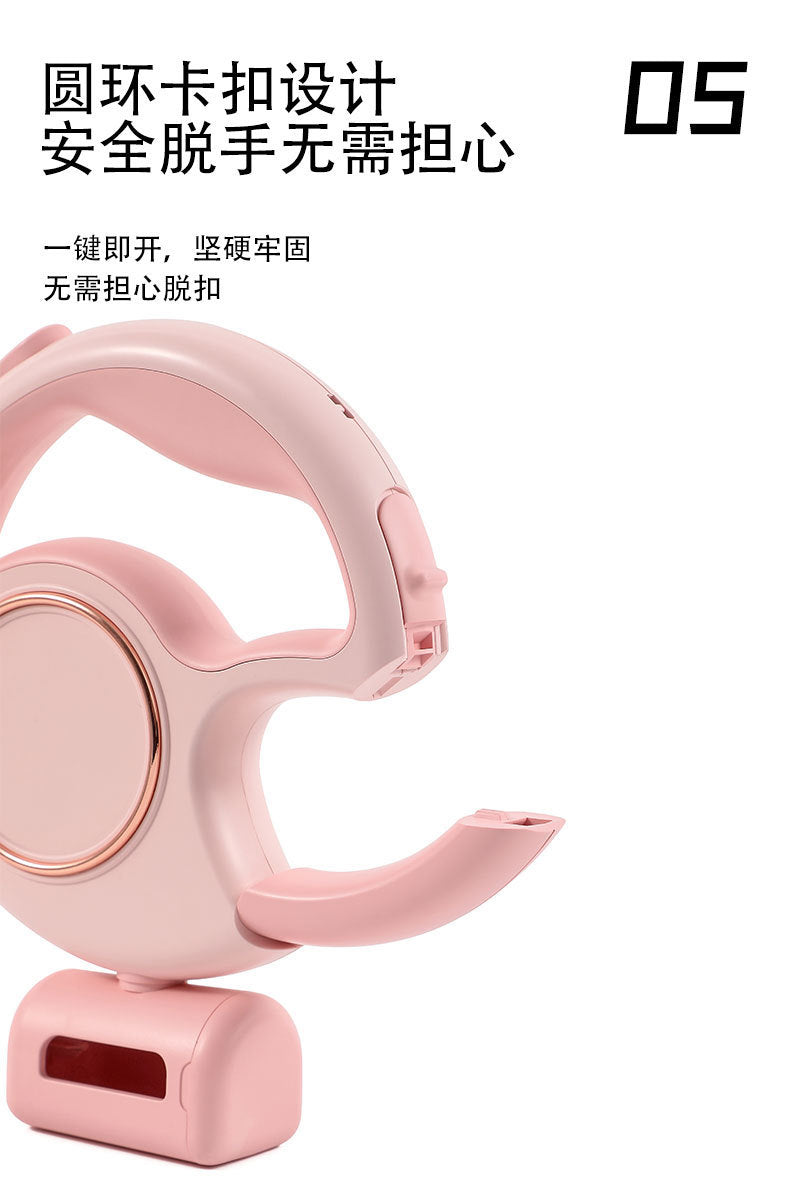 Pet Leash Retractable Adjustable Safety Dog Walking Leash Cross-border Wholesale Reflective Leash for Dogs3m Tractor