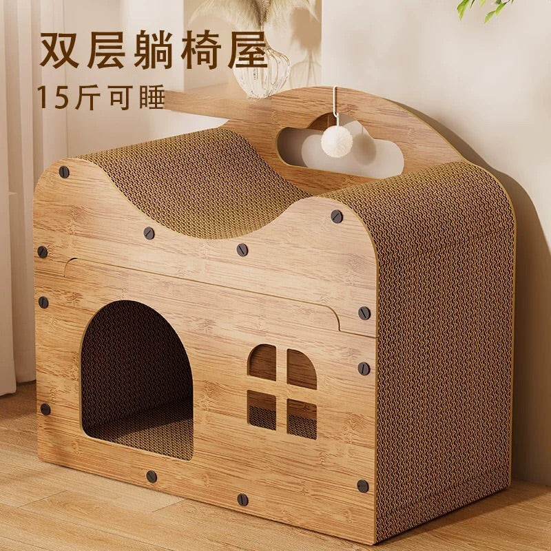 Double Deck Lounge Cat Scratcher