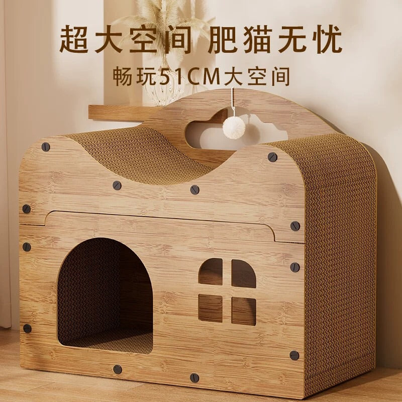 Double Deck Lounge Cat Scratcher