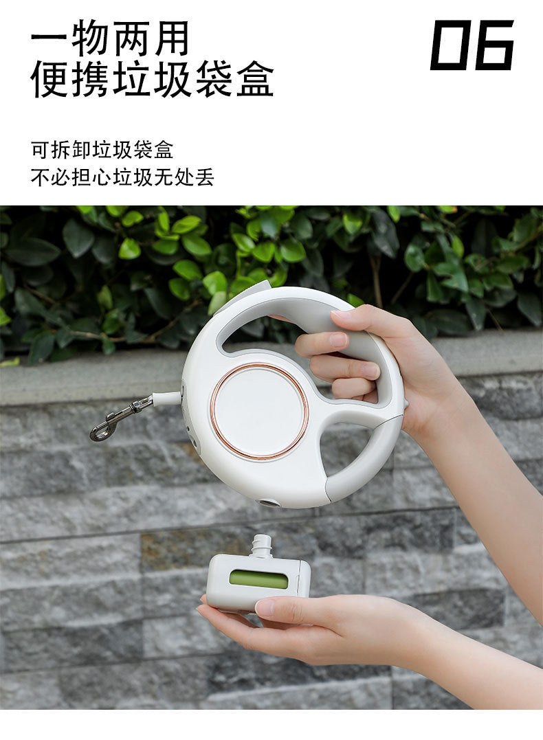 Pet Leash Retractable Adjustable Safety Dog Walking Leash Cross-border Wholesale Reflective Leash for Dogs3m Tractor