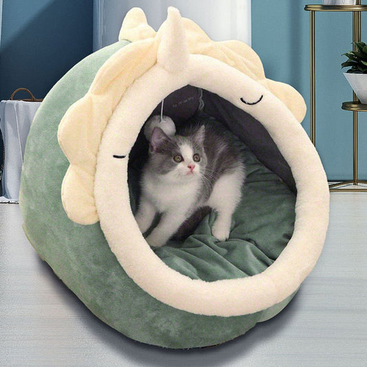 厂家宠物四季保暖猫窝冬天猫咪窝狗狗窝四季封闭式 猫床 宠物用品