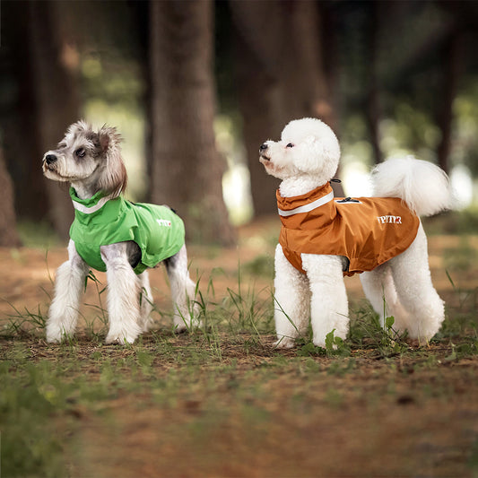 跨境狗狗衣服防水魔术贴雨衣中小型犬宠物衣服宠物雨衣狗狗雨衣狗