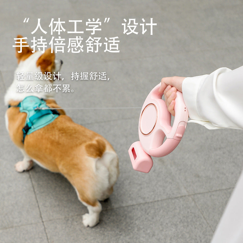 Pet Leash Retractable Adjustable Safety Dog Walking Leash Cross-border Wholesale Reflective Leash for Dogs3m Tractor